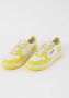 Autry Tweekleurige Medalist Sneakers Yellow Heren - Thumbnail 8