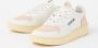 Autry Witte Leren Sneakers met Roze Su?de Inzetstuk Wit Dames - Thumbnail 10