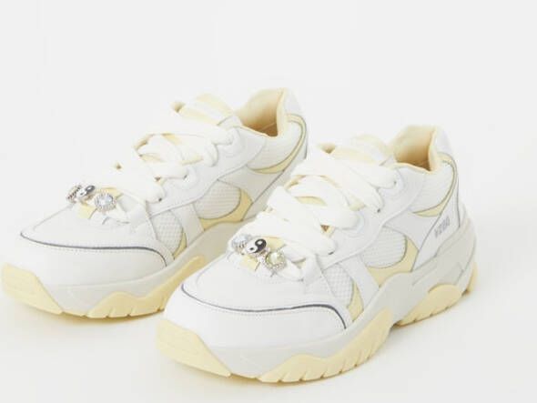 Hogan Laced Sneakers With Iconic Branding in beige - Foto 3