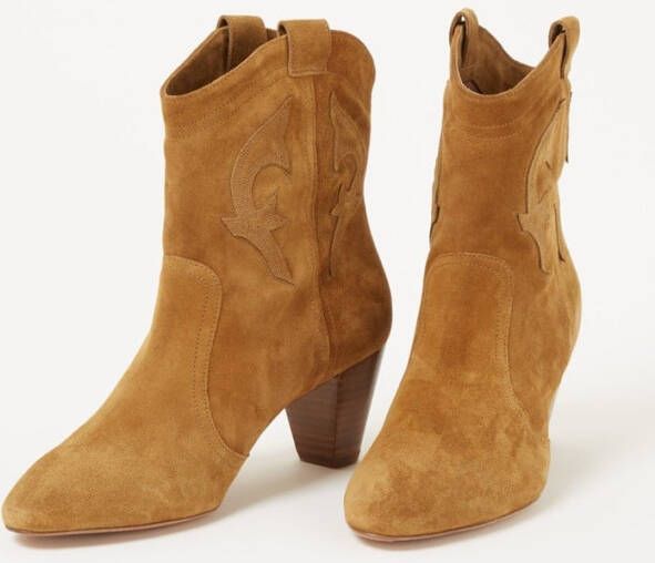 BA&SH Casey cowboylaars van kalfssuède