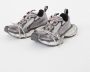 Balenciaga Grijze Mesh Sneakers met Streepdetail - Thumbnail 4