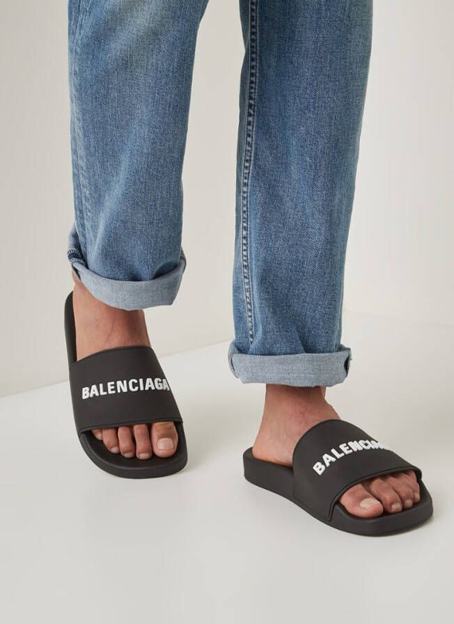 Balenciaga Slipper met logo