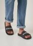 Balenciaga Logo Pool Slide Sandaal Black Heren - Thumbnail 7