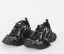 Balenciaga 3XL Monocolor Mesh Rub Sneakers Black Heren - Thumbnail 6