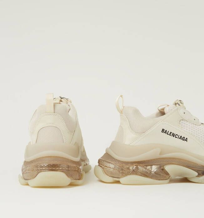 Balenciaga Triple S sneaker met kalfsleren details