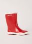 Bergstein regenlaarzen Rood wit Rubber Effen 31 - Thumbnail 14