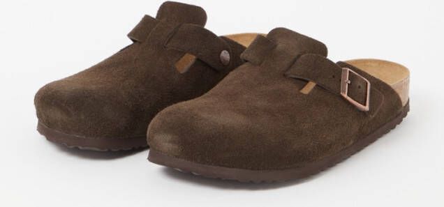 Birkenstock Boston muiltje van suède