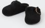 Birkenstock Zwarte Bont Slipper met Band Black Dames - Thumbnail 4
