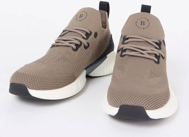 Boggi Milano Willow sneaker met gebreid bovenwerk