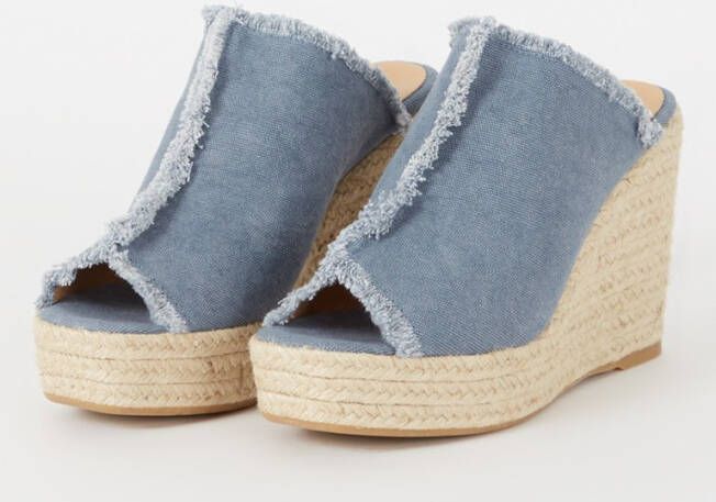 Castañer Fatima espadrille met schapenleren details