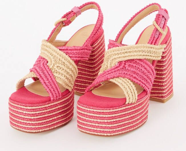 Castañer Fulvia Sandalette van raffia