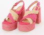 Castañer Fulvia Sandalette van raffia - Thumbnail 2