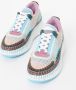 Chloé Nama Bunteama Sneaker Gerecycled Materiaal Blauw Dames - Thumbnail 9