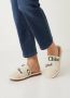 Chloé Slippers Woddy Mule Slipper Leather Canvas in crème - Thumbnail 4