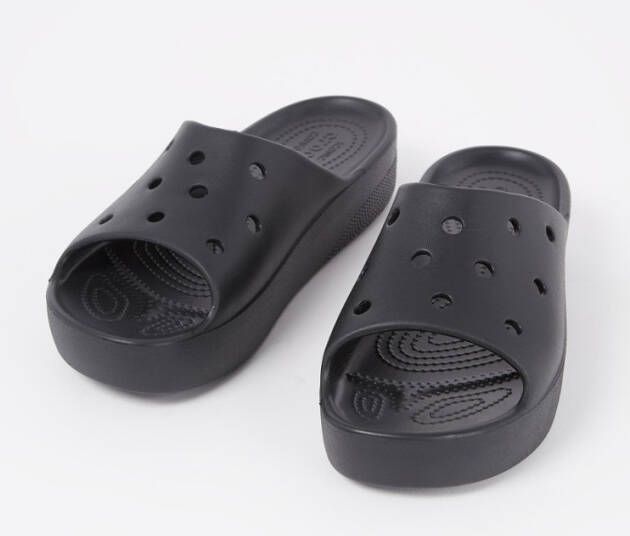 Crocs Classic slipper met plateauzool