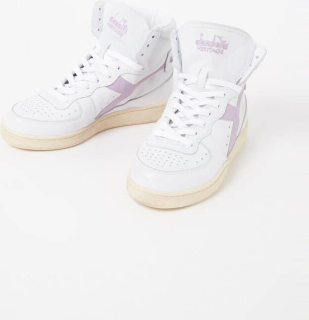 Diadora Heritage Diadora Unisex Mi Basket Used Sneaker Wit - Foto 9