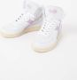 Diadora Witte Leren Hoge Sneakers Retro Design White Heren - Thumbnail 9