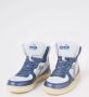 Diadora Heritage Mi Basket Metallic Used Wit Blauw Zilver Damessneakers - Thumbnail 8