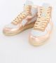 Diadora Mi Basket sneaker van leer met metallic finish - Thumbnail 3