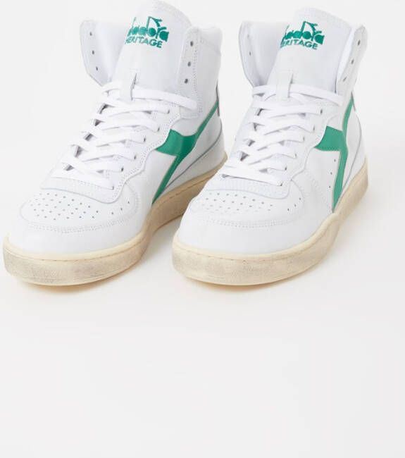 Diadora MI Basket Used Heritage sneaker van leer