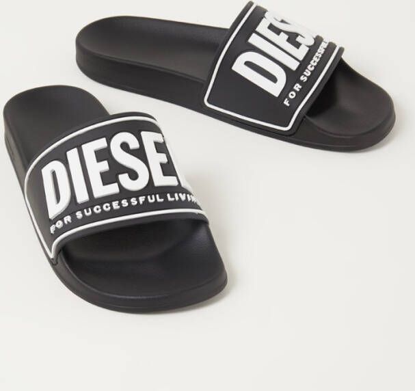 Diesel S-Mayemi slipper met logo