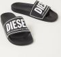 Diesel Chancletas negra con logotipo For Successful Living en 3D 41 Negro Zwart Heren - Thumbnail 10