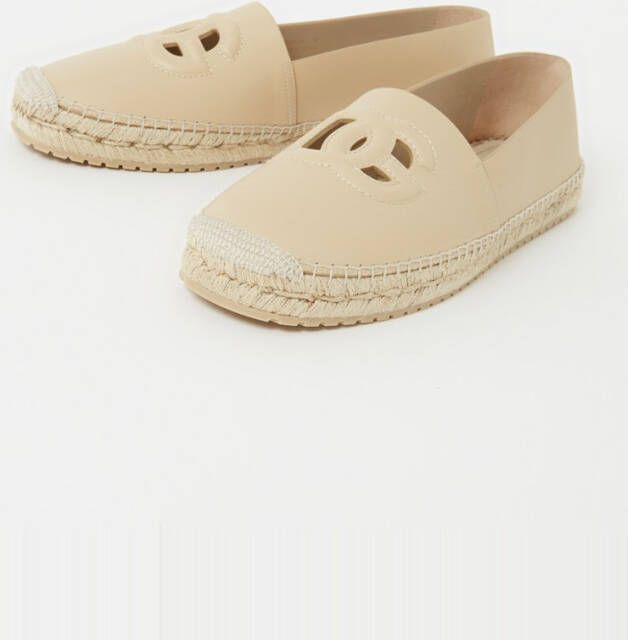 Dolce & Gabbana Espadrille van leer