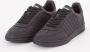 Dsquared2 Vintage Stijl Leren Sneakers Zwart Black Heren - Thumbnail 26