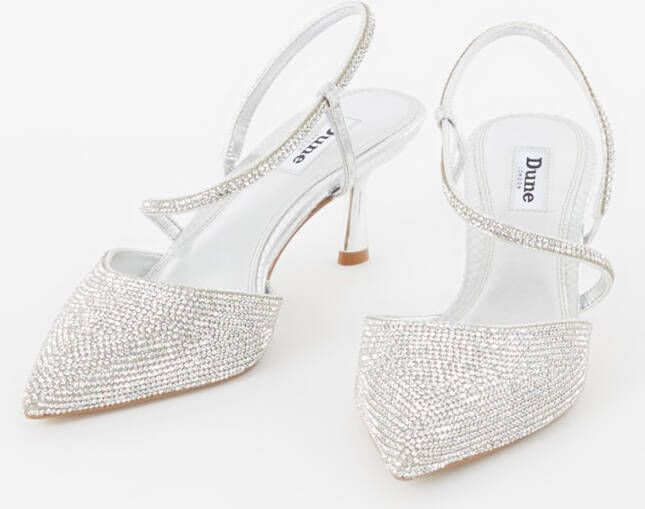 Dune London Competitive sandalette met strass