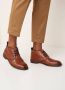 Dune London Marching veterschoen van leer - Thumbnail 2