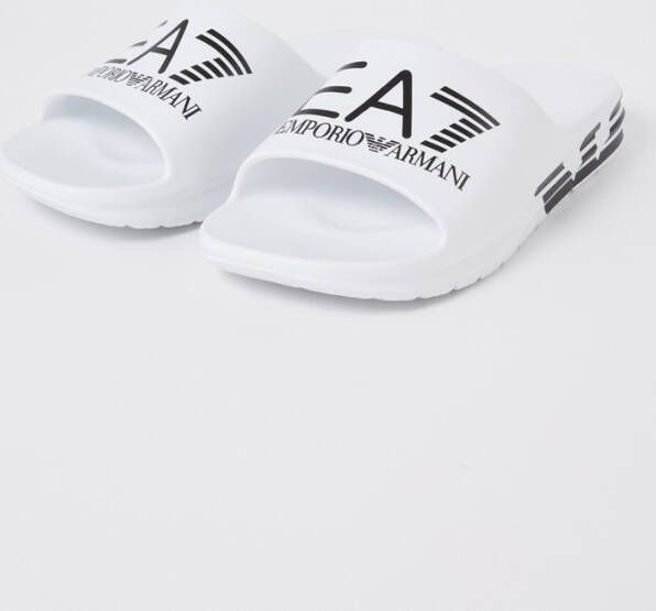 Armani Slipper met logoprint