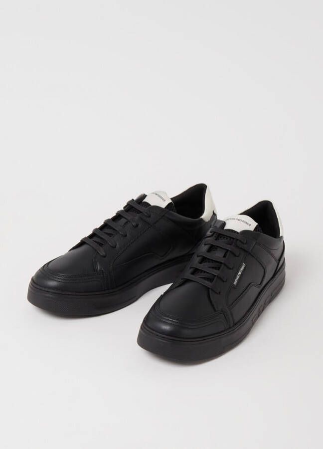 Emporio Armani Sneaker van leer