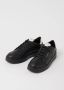 Emporio Armani SNK Tumbled Calf Leather Nero Sneakers Black Heren - Thumbnail 9