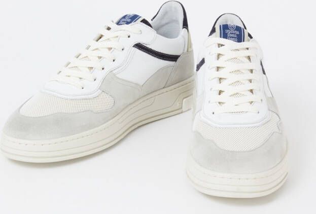 Floris van Bommel De Okker 01-01 sneaker van leer met suède details