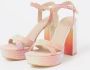 Guess Stijlvolle Etienne Hoge Hak Sandalen Pink Dames - Thumbnail 15