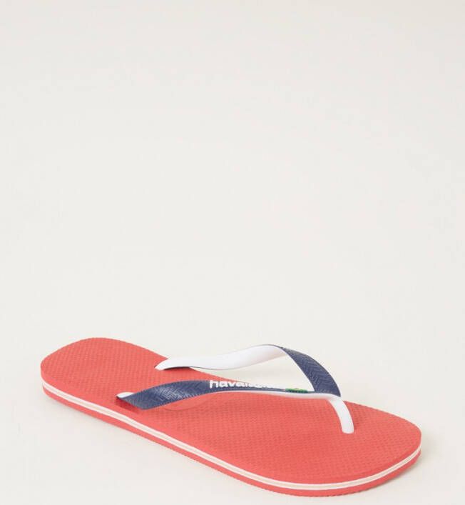 Havaianas Brasil slipper met logo