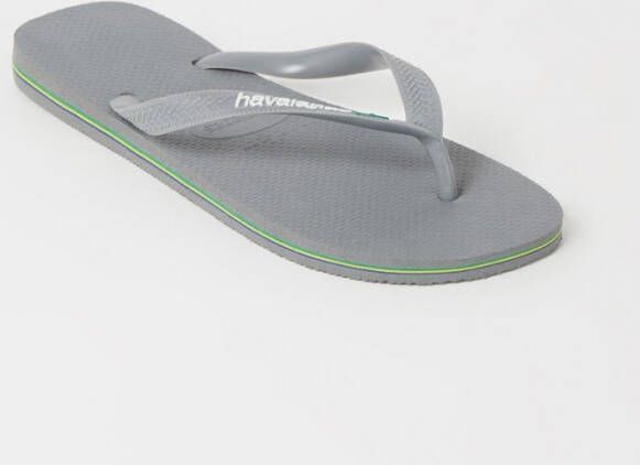 Havaianas Brasil slipper met logo