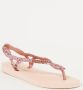 Havaianas Luna Premium II sandalen met glitters roze Dames Rubber Effen 39 40 - Thumbnail 4