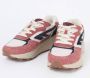 Hi-Tec Shadow | Madder Brown Pelican Bordeaux Mesh Lage sneakers Unisex - Thumbnail 8