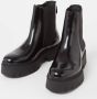 Hugo Boss Chunky Chelsea Boots met blokhak Black Dames - Thumbnail 3