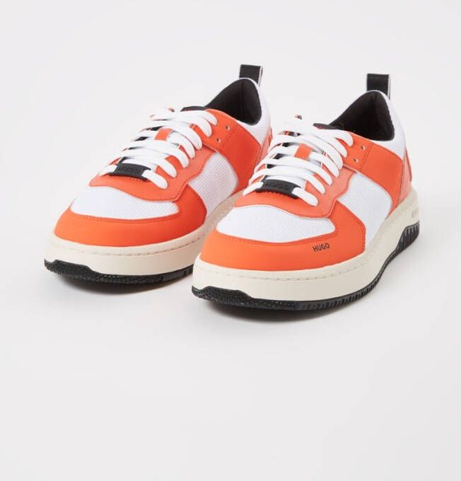 Hugo Boss Kilian Tenn sneaker van imitatieleer met mesh details