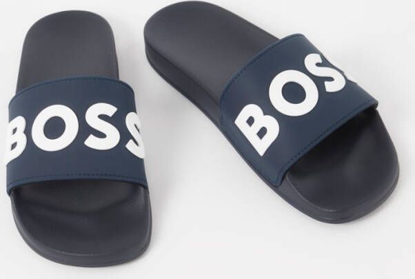 Hugo Boss Kirk slipper met logo