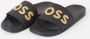 Hugo Boss Kirk slipper met logo - Thumbnail 4