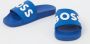 Hugo Boss Blauwe Slider Sandalen Kirk Model Blue Heren - Thumbnail 16