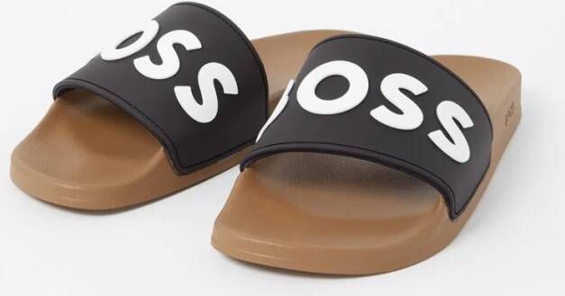 Hugo Boss Kirk slipper met logo