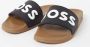 Hugo Boss Kirk slipper met logo - Thumbnail 3