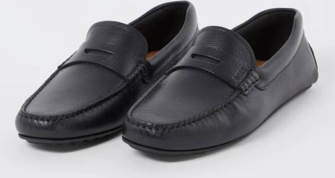 Hugo Boss Noel moccasin van leer