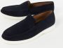 BOSS Sienne suède loafers donkerblauw - Thumbnail 6