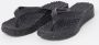 ILSE JACOBSEN Teenslippers Dames Cheerful13 Maat: 38 Materiaal: Rubber Kleur: Zwart - Thumbnail 13