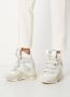 Isabel marant Balskee sneakerwedge van leer met suède details - Thumbnail 2